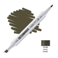 SKETCHMARKER (2 ����:������ � ������,),���� �������: Army Green (��������� ������), ���: SM-Y110