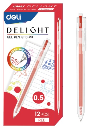����� ������� �������������� Deli Delight EG118-RD, �������, 0,5��