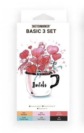 ����� �������� SKETCHMARKER Basic 3 6�� + �������