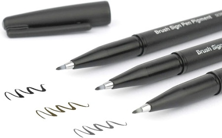 Brush Sign Pen Pigment, ���� �����
